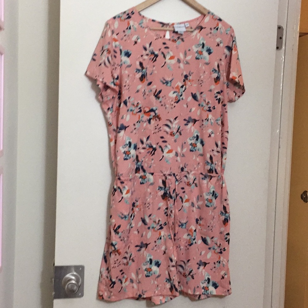 Junarose Pink Floral Romper